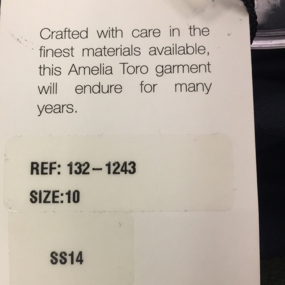 Amelia Toro Navy Blue Classic Dress, size it has Pockets! Size 10 - Picture 10 of 13